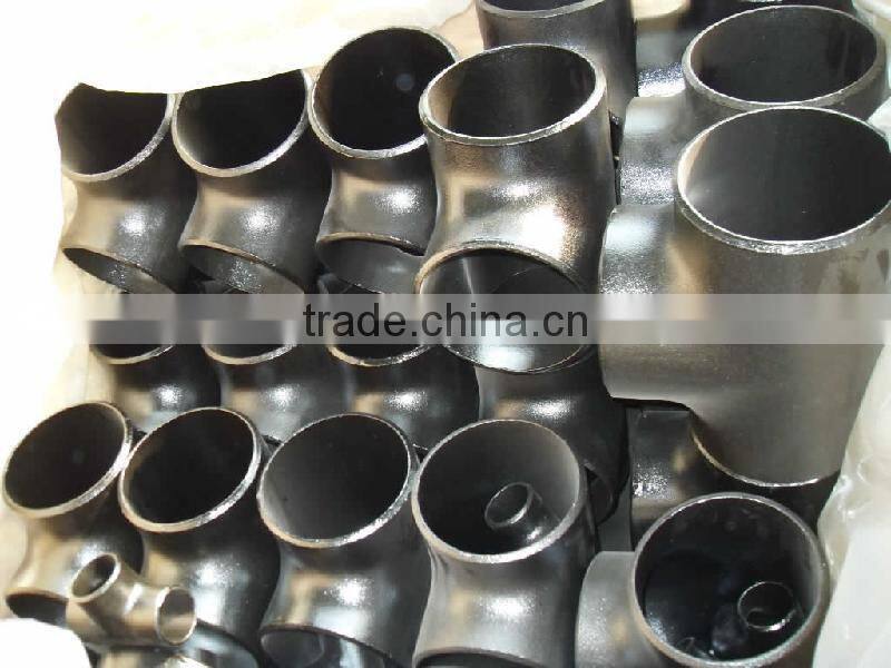 forging Mechanical Parts Fabrication Services cross Pipe Fittings stainless steel tee black steel pipe tee