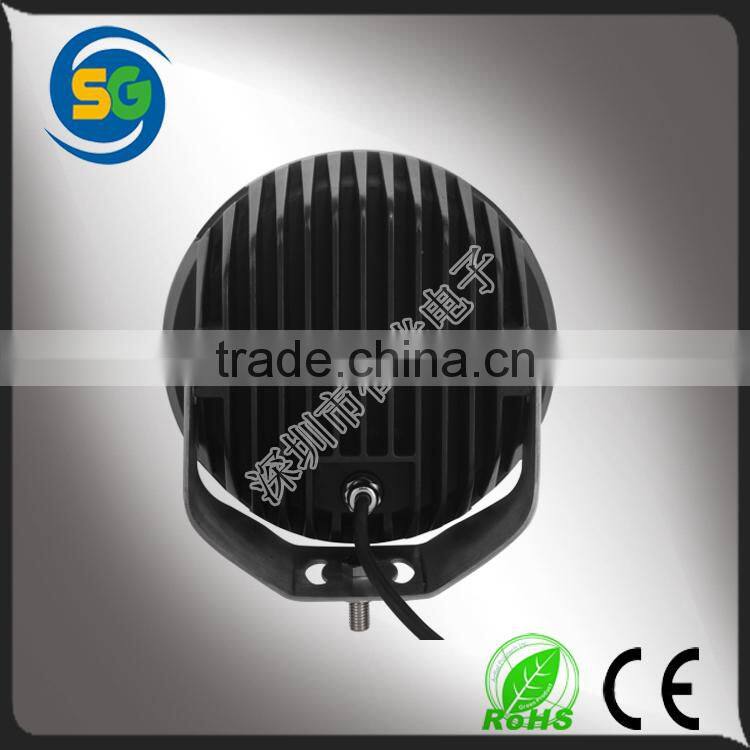 7" 90w led off-road lights waterproof IP68 led work light for boat jeep etc