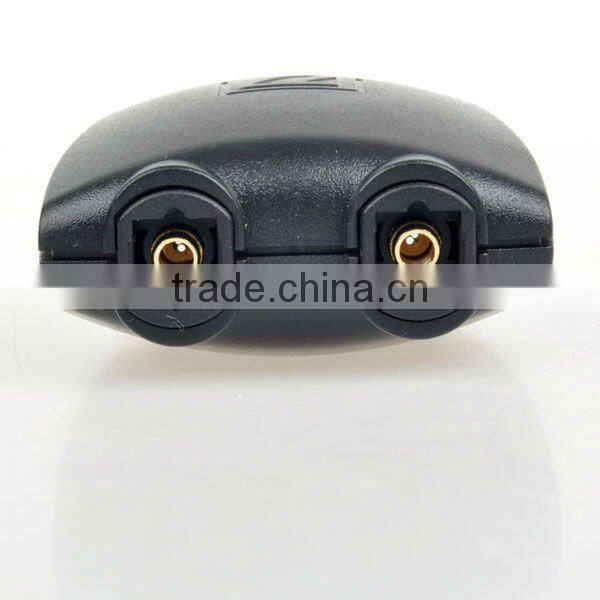 1 to 2 Digital Optical SPDIF Audio Splitter Adaptor