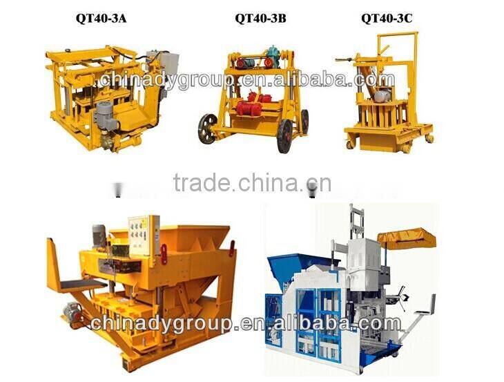 compressed earth block machine QT40-3C(Donyue brand )