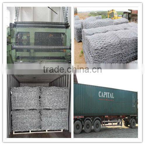 alibaba China wholesale CE&ISO certificated plastic coated gabion basket(pro manufacturer)