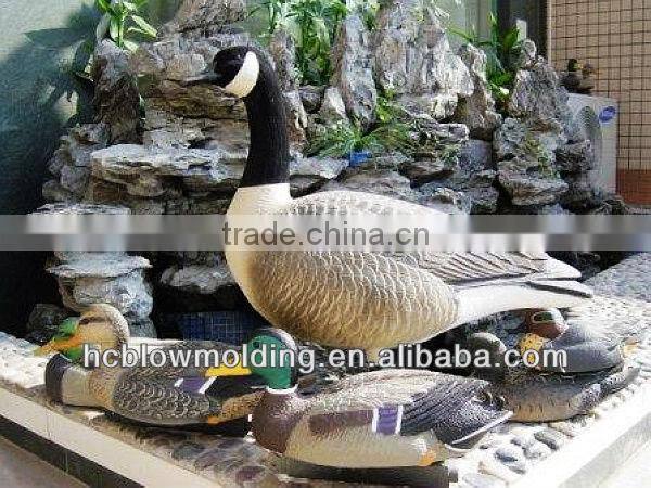 Customized Plastic life-like Canada flocked hunting goose decoys