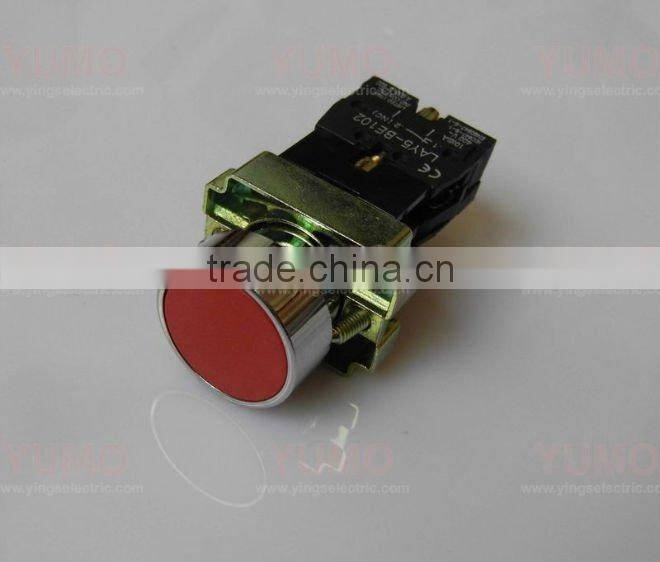 Push button switch LAY5-BA42L with lock red