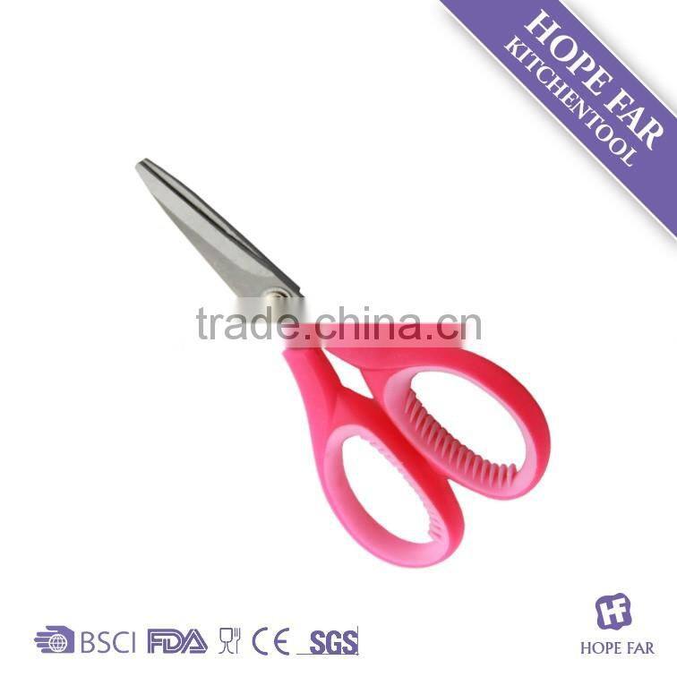 K526 Comfortable rubber handle home and outdoor utility scissors