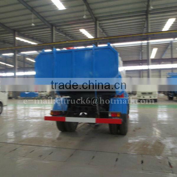 4*2 DONGFENG 140 Side Lift Garbage Truck 10 m3