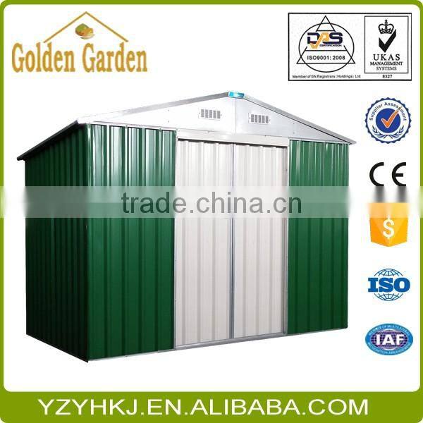 made in China high-quality Apex sliding door flat pack garden sheds