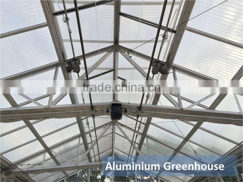 RoughBrothers Glass Covered Aluminium Greenhouse