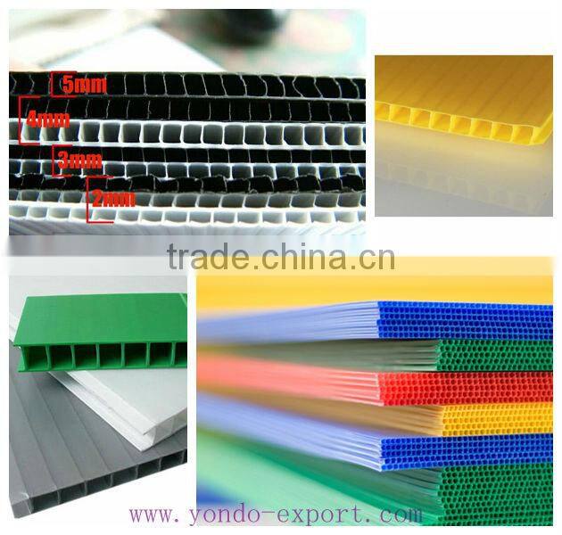 2mm 3mm 4mm Corflute Board/Corrugated Plastic Board