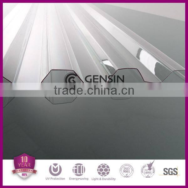 GENSIN/LIXIN polycarbonate corrugated sheet, PC wave sheet, PC roofing sheet