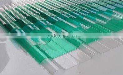 Sun Sheets & PC Embossed Sheets Type clear pc corrugated roof panels