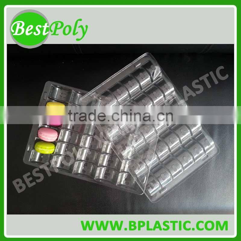 Clear High Quality Cake Plastic Tray Chocolate Tray Jelly Tray