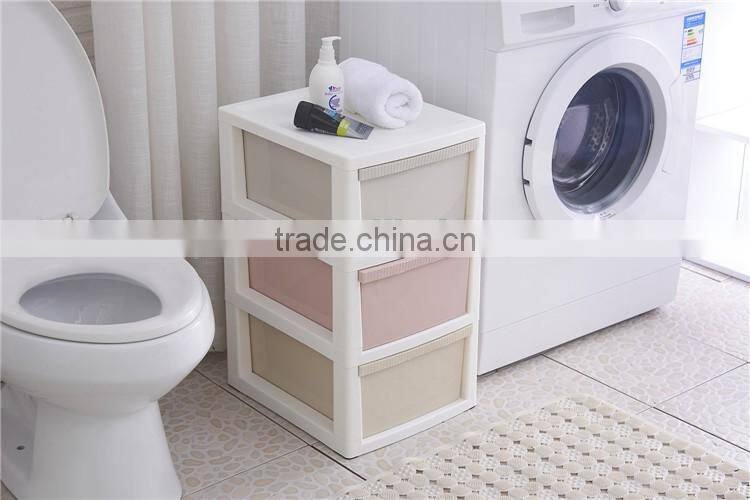 Plastic 3 Tier Multi Drawer Storage Cabinet