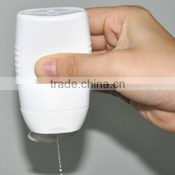 Eco-friendly food safe custom size small plastic squeeze bottles with silicone valve flip top cap