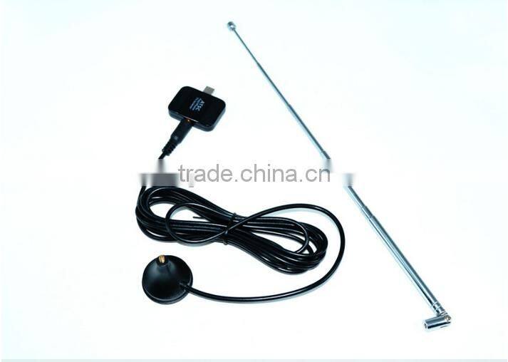 Auto Mobile Portable Android 2 mhz DVB-T2s DVBT T2 Smart Micro USB Digital TV Tuner Mini Box Receiver For Android Pad Bus