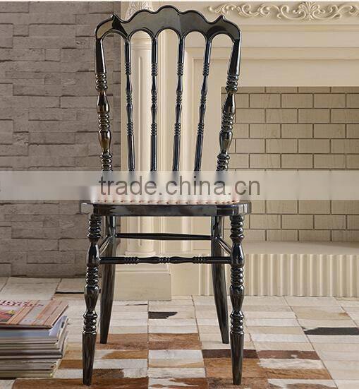 quality polished grey stainless steel luxury modern chiavari chair LQ-SSC001G