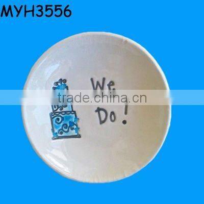 ceramic heart shaped bowls wedding ring bearer