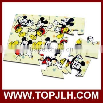 Topjlh 2017 Hot Factory Price Custom Blank MDF Sublimation Puzzle