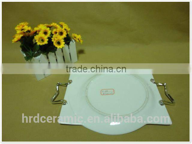 souvenir stock ceramic plates,bulk white ceramic dinner plates,ceramic dinner plates with handles
