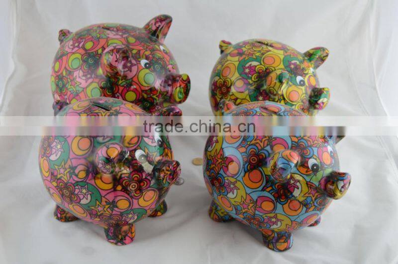 New Product ceramic nice tattooing dog saving bank