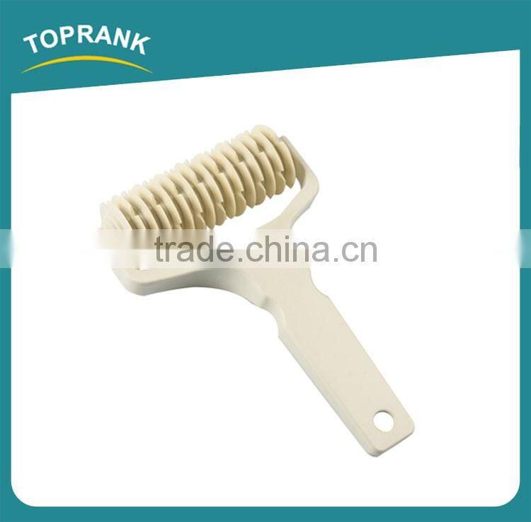 Toprank BSCI Factory High Quality Fondant Embossing Noodle Cutter Roller,Cake Decoration Rotating Roller Lattice Pastry Cutter
