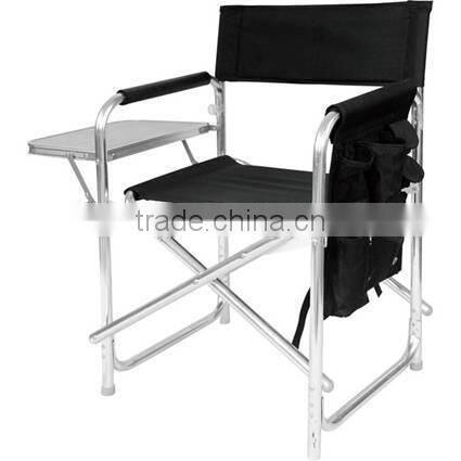 Highline folding beach chair with side table and pocket