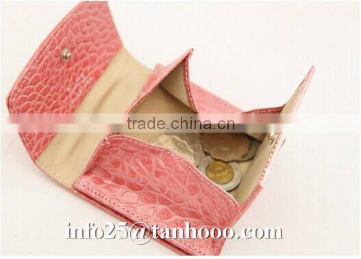 Sexy clip/sexy crocodile cute leather purse/sexy leather coin bag