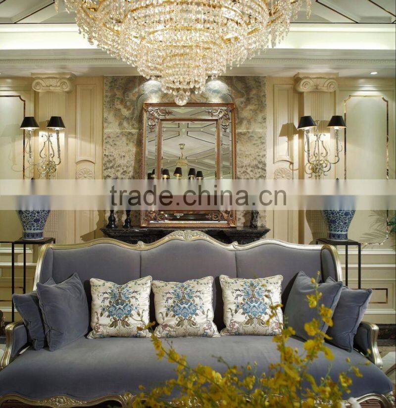 Hand-Made Solid Wood Frame with Hand-Painted Oil Painting for Interior Wall Arts