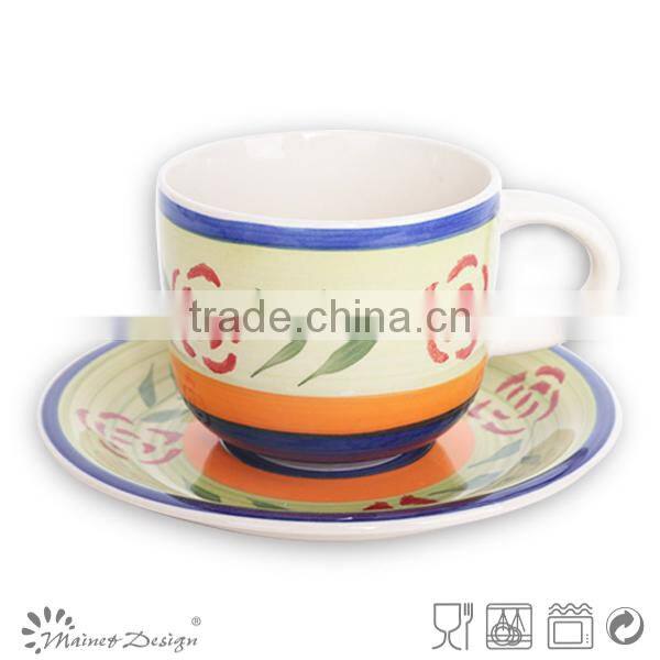 Cup Saucer silk screen high quality modern design top sale whloe sale