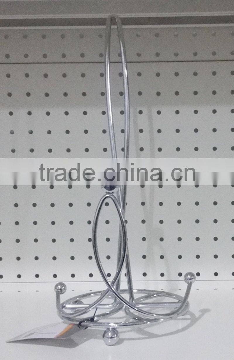 Steel constraction bathroom tissue towel holder