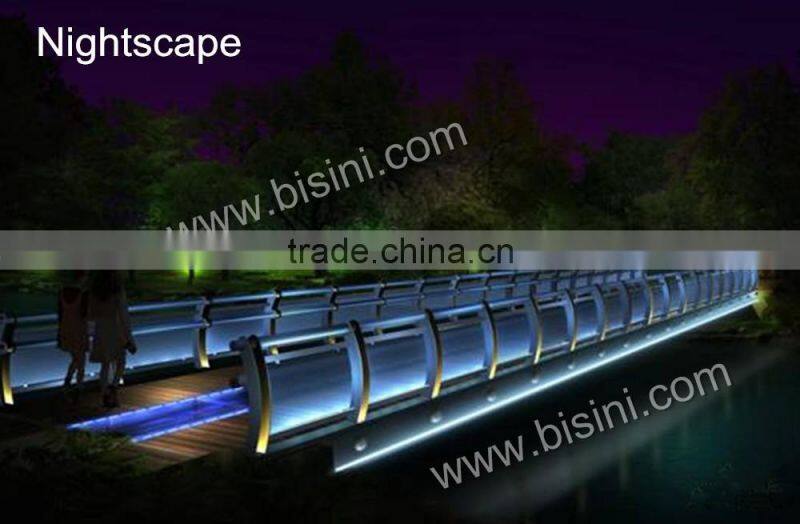 Big Half-moon-shaped Arch Bridge, Stone Foot Bridge with Glass Guardrail,Scenic Spot Pedestrian Bridge(BF08-Y10018)