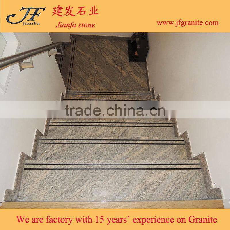 Beautiful Indian Juparana Granite Stairs For Cheapest Price