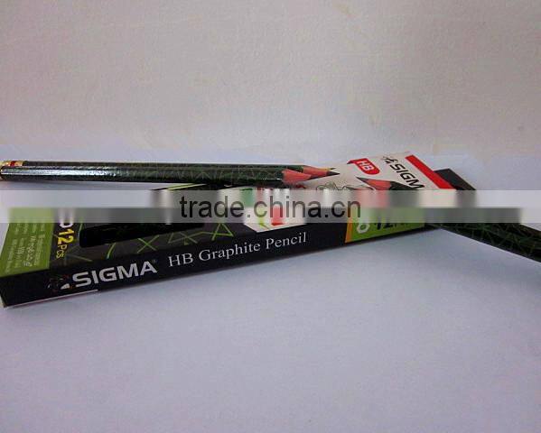 HB Graphite wood pencil with eraser