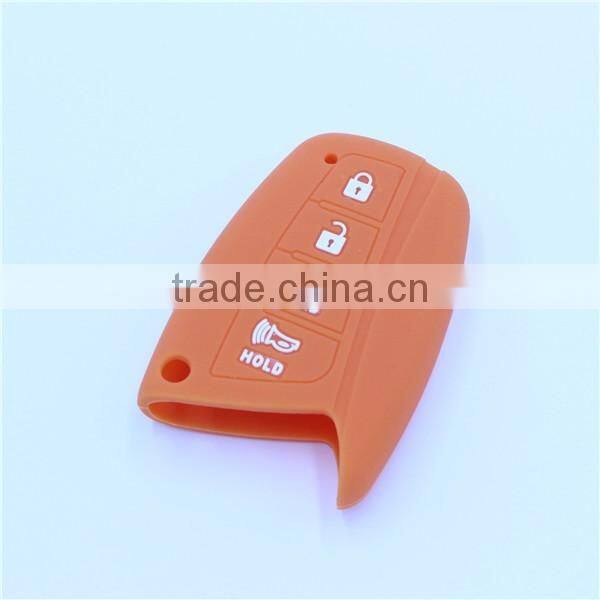 Factory Wholesale Exclusive Silicone Car Key Cover For Hyundai 4 buttons