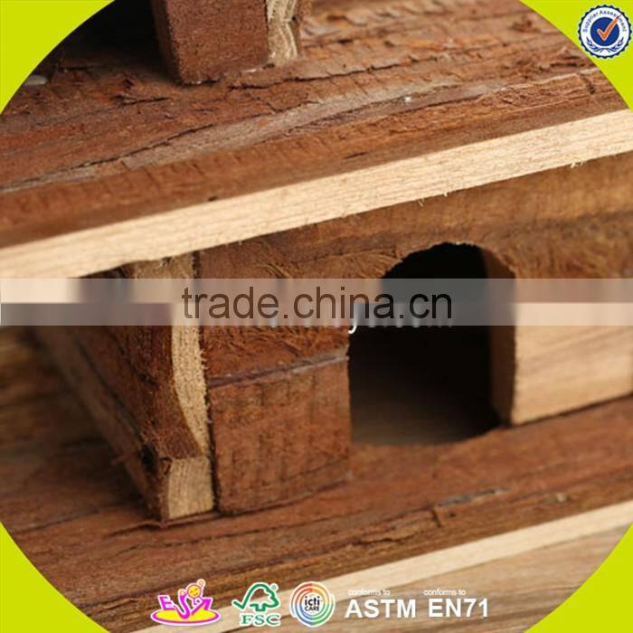 2017 New design wooden amusement facilities for hamster mini wooden amusement facilities for hamster W06F027