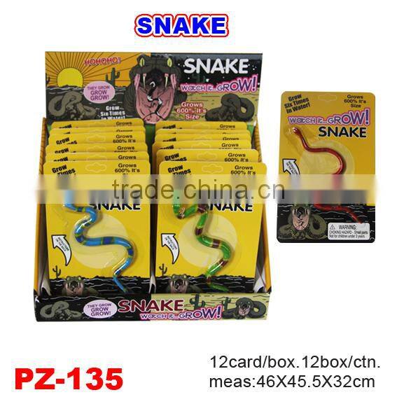 Grow And Glow Plastic Snake Toys