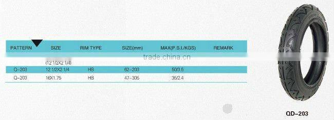 12 1/2 x 2 1/4Electric Bicycle Tire