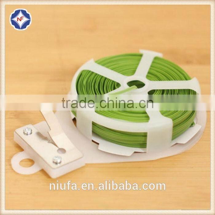 Custom roll size plant twist tie for garden tools