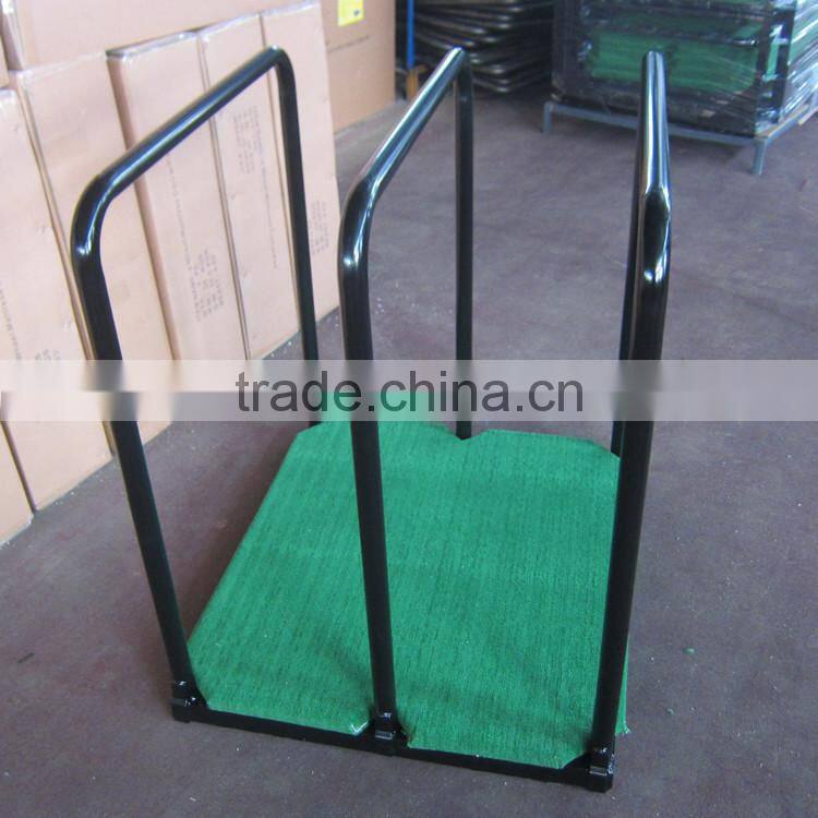 800kg heavy duty industrial platform pulling carpet tray dolly cart