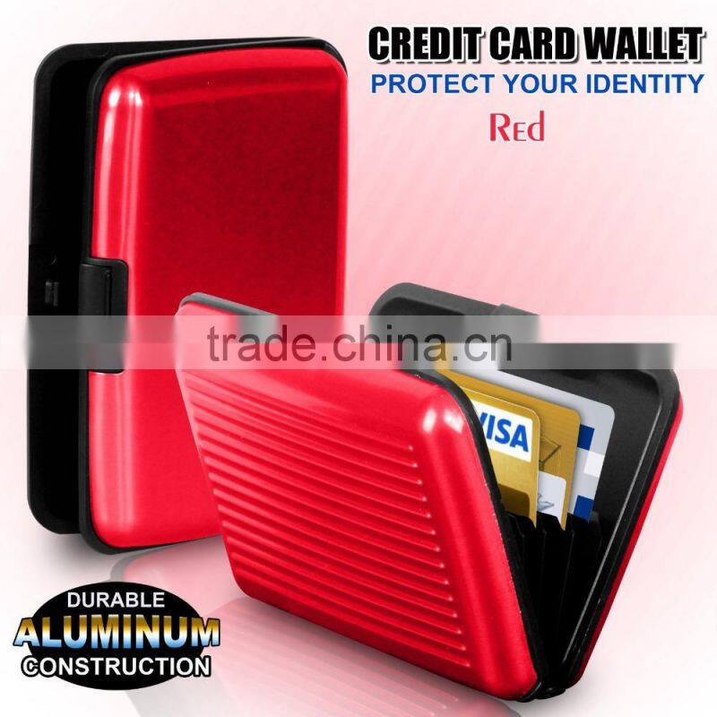 New as seen on tv aluminum credit card holder wallet