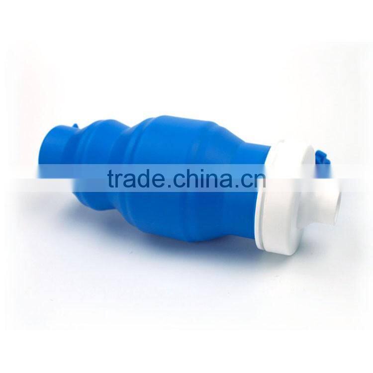2017 ecofriendly folding drinking bottles/silicone folding water cups wholesaler