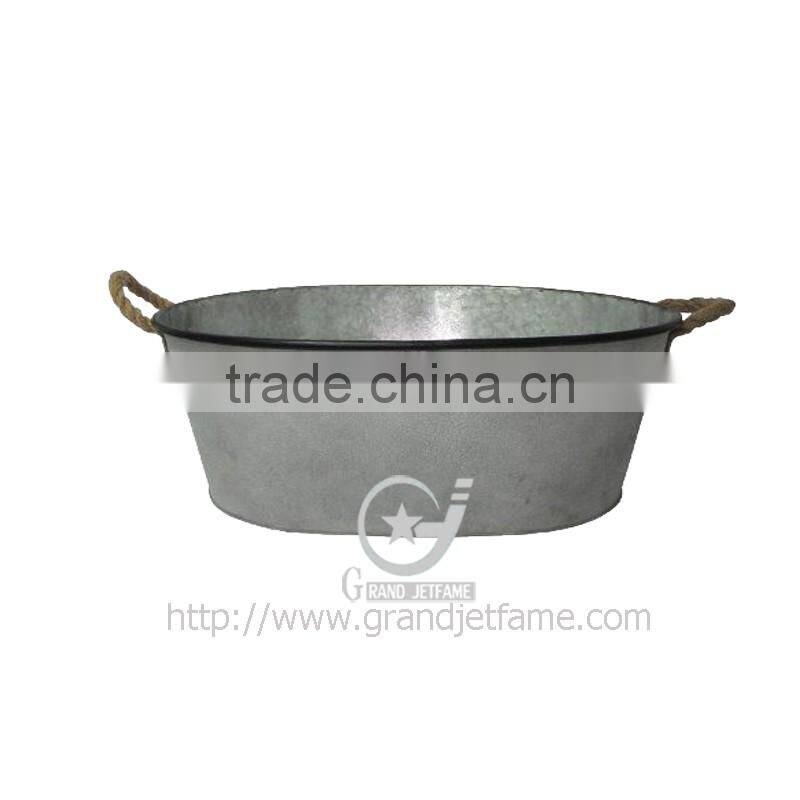 galvanized beverage tub