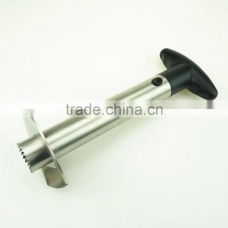 42061 Easy Cooking Tool Stainless Steel Pineapple Peeler Corer Slicer With Colorful Handles