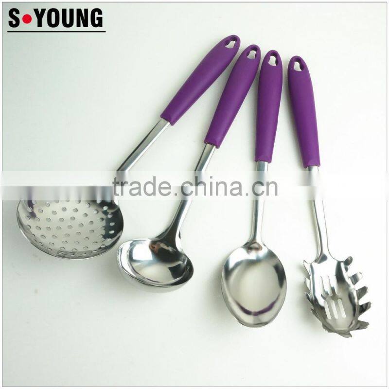 32014 Hot sale Stainless steel 4pcs Kitchen Utensils