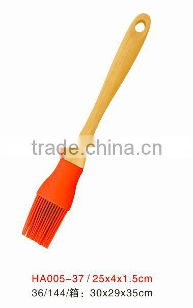 Silicone Dough scraper dough spatula wood handle