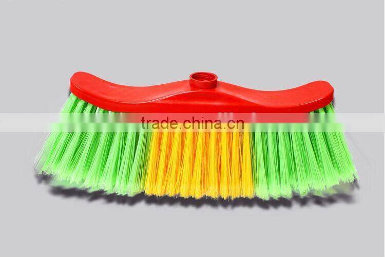 Low price plastic broom, plastic broom with wooden handle