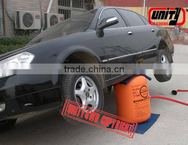 4x4 offroad vehixle orange color 3 ton air jack