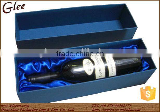 cheap Cardboard Single Bottle Wine Box in high quality