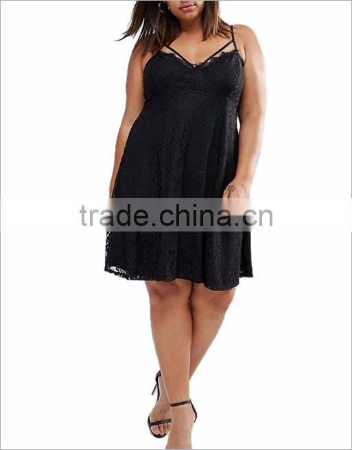 The new style lace formal dress for plus size women dress in winter of 2016