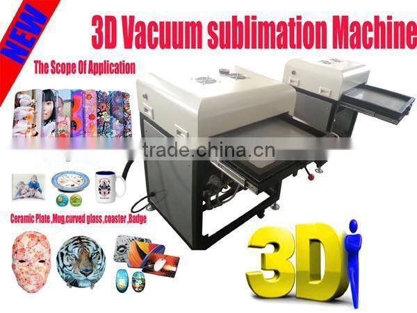 low price 3D sublimation machine in heat transfer design for skateboards phone case