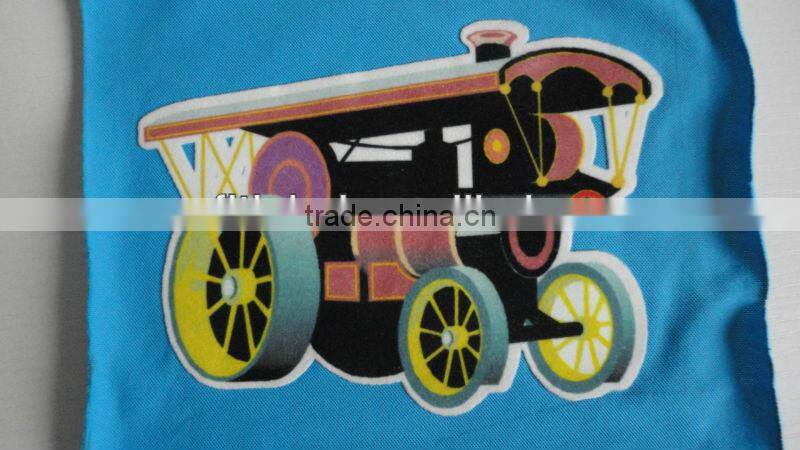 Satin printed label, neck label, clothing label